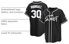 90s The Sandlot Baseball Jersey,#30#11#5 Button Down Short Sleeve
