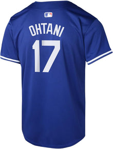 Outerstuff Shohei Ohtani Los Angeles Dodgers MLB Kids Youth 8-20 Blue Alternate Player Jersey