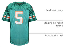 Phoneutrix #5 Ray Finkle Ace Ventura Pet Detective Jim Carrey Movie Football Jersey Green