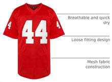 Forrest Gump Jersey 44 Stitched Movie Football Jersey for Men Red S-3XL
