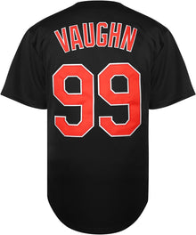 Men's Ricky Vaughn 99 Movie Baseball Jersey,90s Hip Hop Clothing Stitched Sports Fan Shirt Jersey Navy Grey White