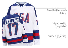 YWIES Youth Hockey Jersey of USA 1980 Olympic Team JerseysStitched Letters and Numbers S-L