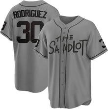 90s The Sandlot Baseball Jersey,#30#11#5 Button Down Short Sleeve