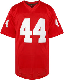 Forrest Gump Jersey 44 Stitched Movie Football Jersey for Men Red S-3XL