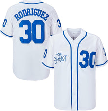 Men's #30 Benny The Jet Rodriguez #5 Michael Squints Sandlot Movie Baseball Jersey Christmas Summer Stitched