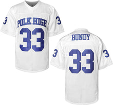 MESOSPERO Al Bundy 33 Polk High Men's Football Jersey, Blue Sports Shirt 90S Hip Hop Clothing S-3XL