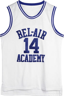 Amzdest 90s The Fresh Prince of Bel Air Academy #14 Jersey Shirt for Men and Women, Unisex Basketball Jersey for Theme Party