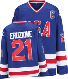 YWIES Youth Hockey Jersey of USA 1980 Olympic Team JerseysStitched Letters and Numbers S-L