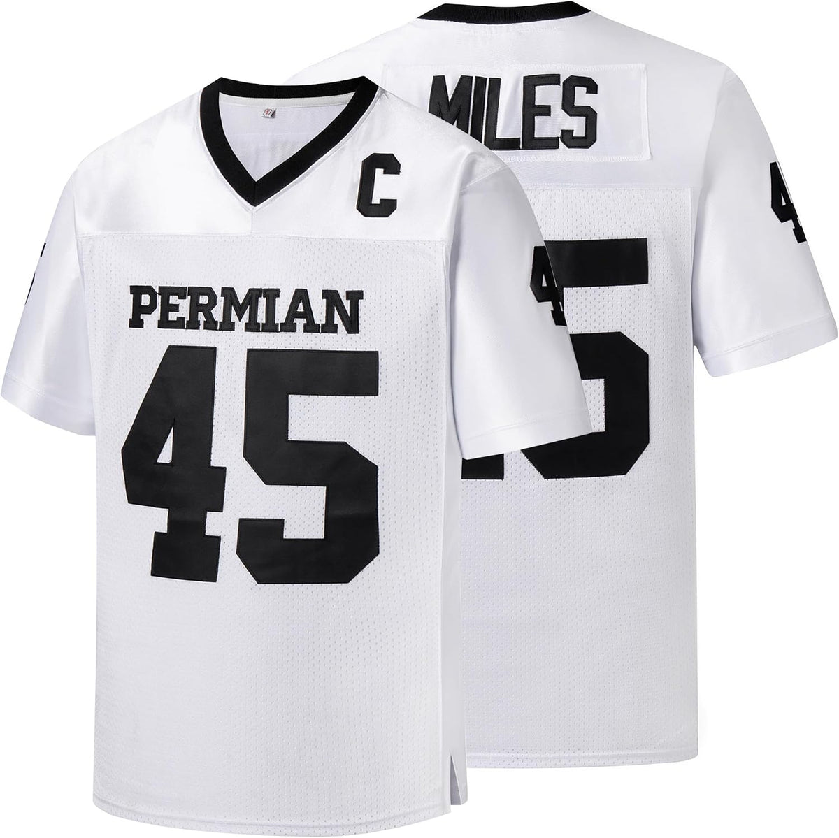Boobie Miles Jerseys #45 Permian Football Jersey Friday Night Lights for Men Black White