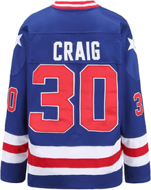 Hockey Jersey of USA 1980 Olympic Team Ice Hockey Jerseys Stitched Letters and Numbers S-XXXL