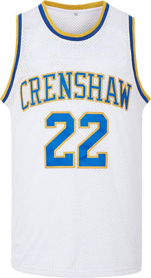 Mens McCall #22 Wright #32 Love and Basketball Moive Crenshaw Basketball Jersey