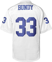 MESOSPERO Al Bundy 33 Polk High Men's Football Jersey, Blue Sports Shirt 90S Hip Hop Clothing S-3XL