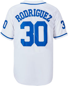Youth #30 Sandlot Benny The Jet Rodriguez Movie Kids Baseball Jersey Stitched Christmas Summer