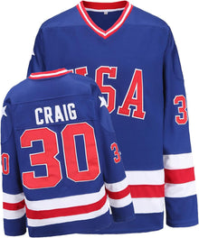 YWIES Youth Hockey Jersey of USA 1980 Olympic Team JerseysStitched Letters and Numbers S-L
