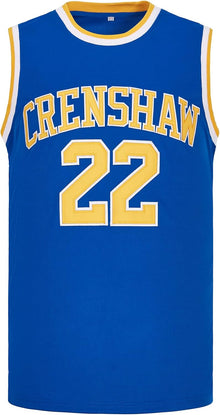 McCall #22 Wright #32 Love and Basketball Moive Crenshaw Basketball Jersey