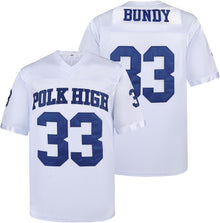 33 AL Bundy Football Jersey,Polk High Movie Football Jerseys for Men,Sports Jerseys Men's 90S Hip Hop Clothing