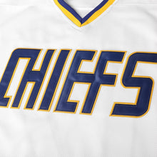 Hanson Brothers Hockey Jersey 16 Charlestown Chiefs 17 Jeff Slap Shot 18 Movie Hockey Jersey Blue White S-3XL