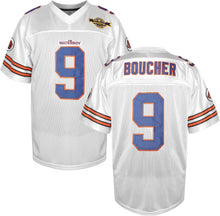 Bobby Boucher Football Jersey 9 The Waterboy Adam Sandler Mud Dogs Bourbon Bowl Movie Jersey White Black Blue Orange S-3XL