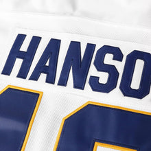 Hanson Brothers Hockey Jersey 16 Charlestown Chiefs 17 Jeff Slap Shot 18 Movie Hockey Jersey Blue White S-3XL