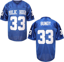 MESOSPERO Al Bundy 33 Polk High Men's Football Jersey, Blue Sports Shirt 90S Hip Hop Clothing S-3XL