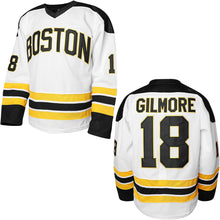 Happy Gilmore #18 Sandler 1996 Movie Ice Hockey Jersey Stitched Athletics Sports Shirt for Men Black White S-3XL