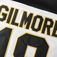 Happy Gilmore #18 Sandler 1996 Movie Ice Hockey Jersey Stitched Athletics Sports Shirt for Men Black White S-3XL